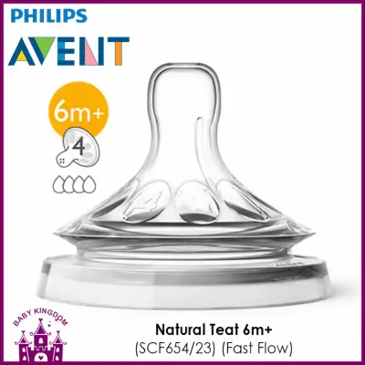Philips Avent Natural Teat / Nipple 6m+ (2pcs)