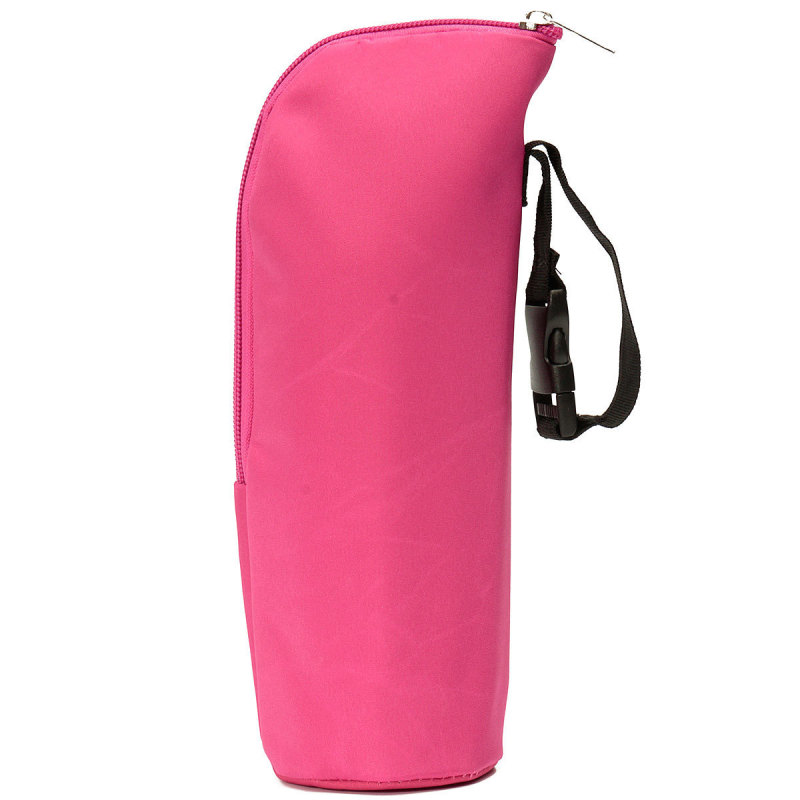 Portable Thermal Baby Feeding Bottle Warmers Insulation Tote Stroller Hang Bag (Pink) (EXPORT) Singapore