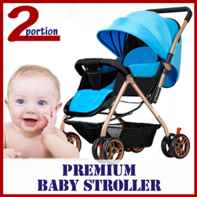 Premium Baby Stroller - Red Singapore