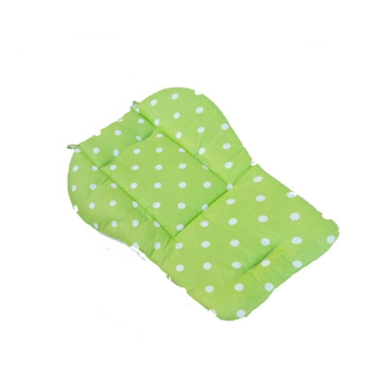 Thick Baby Infant Stroller Seat Pushchair Cushion Cotton Mat White Dot Green Singapore