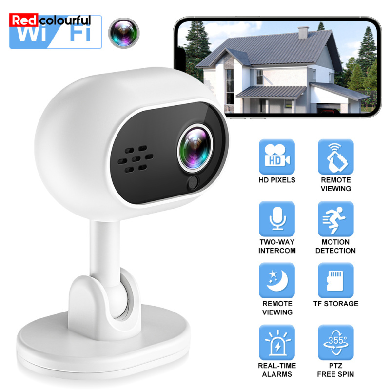 Redcolourful A4 Mini WiFi Camera Motion Detection Surveillance 1080P