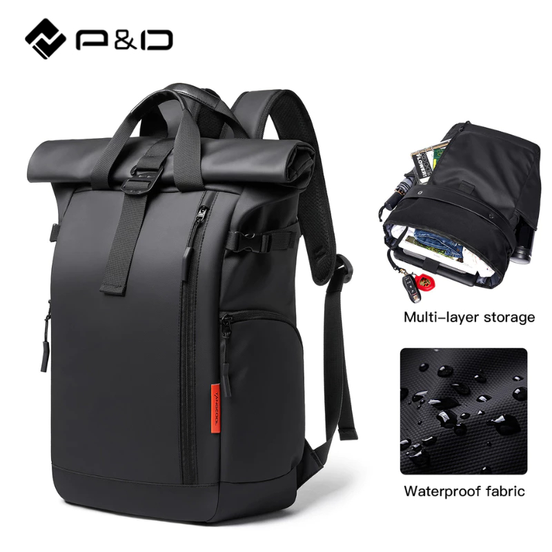P&D Multifunctional Waterproof Laptop Backpack Anti-Theft