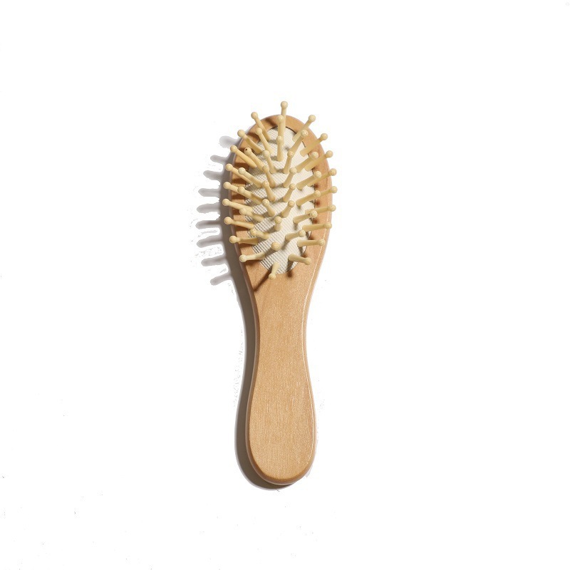 CODBaby Comb Baby Hairbrush Care Natural Wool Baby Comb Hair Bath Brush Infant Head Massager