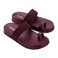 Melissa Cozy M Lover Beauty Comfortable Slide for Ladies Burgundy