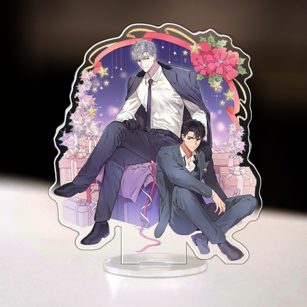 Moc khóa mô hình standee Tranh kính Passion Ilay Riegrow Jeong Taeui BL Manhwa Phụ kiện trang trí tr