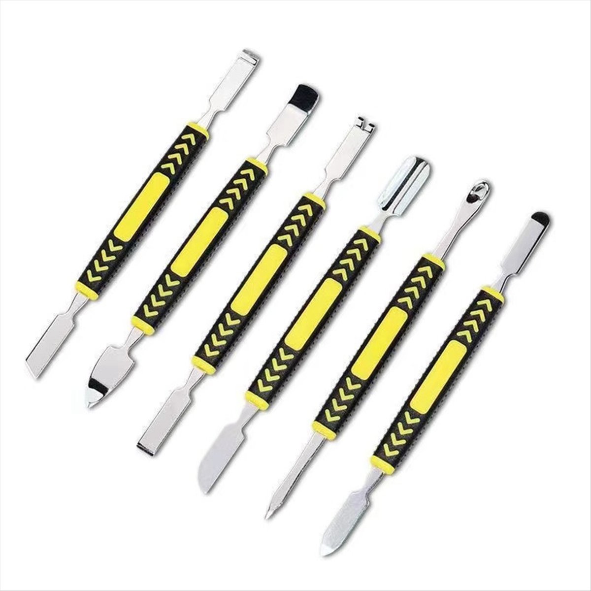 6Pcs Electronics Repair Tool Prying Opening Repair Tool Kit Tablet Computer Opening Tool Small Metal Spudger for Opening