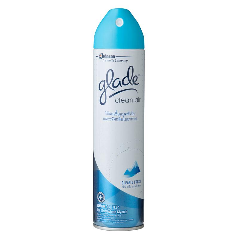 สเปรย์ปรับอากาศ เกลด คลีนแอร์ แอร์เฟรช 320ซีซี - ยี่ห้อ Glade ราคา 165 บาท*ส่งฟรี