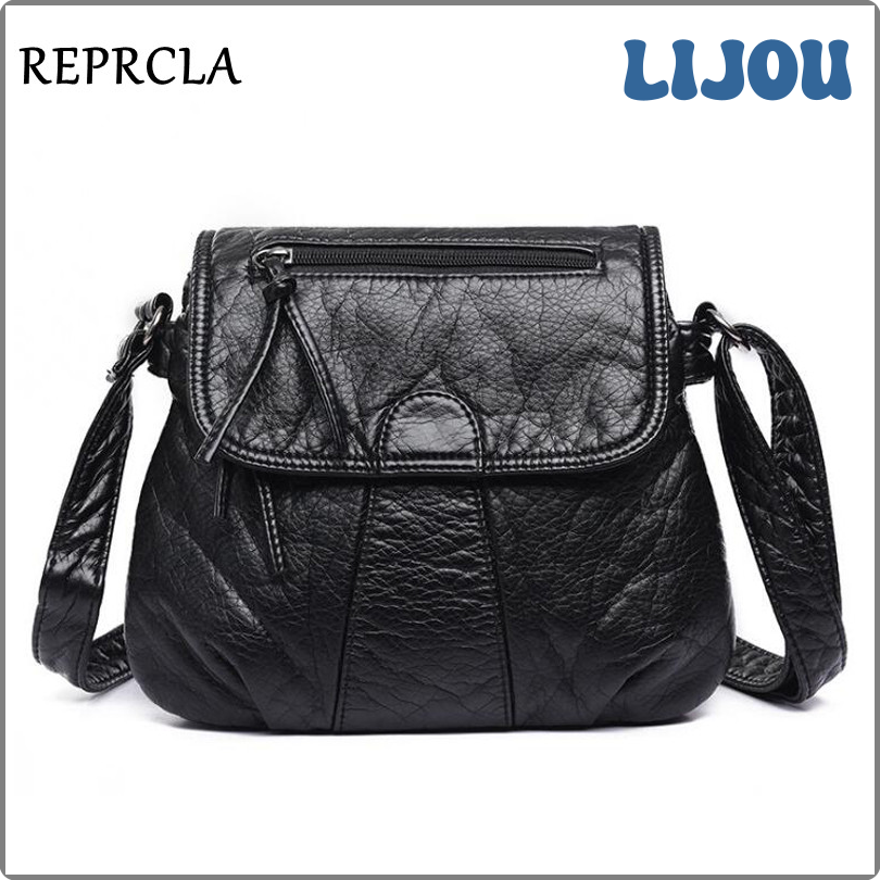 LIJOU Designer Women Messenger Bags Crossbody Soft PU Leather Shoulder Bag High Quality Fashion Women Bags Handbags TGHJY