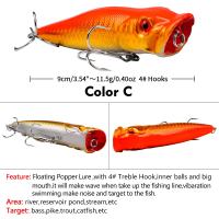 Umpan Pancing Lure Popper Mengambang 12G 9.5CM DW1704 LP001