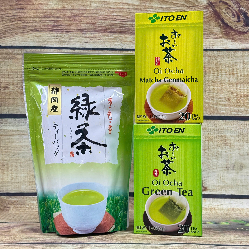 Combo Trà Xanh Nhật Uống Hằng Ngày - Trà Xanh Oi Ocha + Trà Xanh Gạo Rang + Trà Xanh Shizuoka