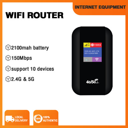 4G/5G Pocket WiFi Router & Power Bank for Outdoor Use