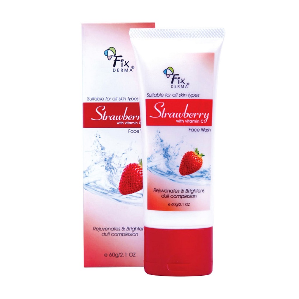 FIXDERMA Strawberry Face Wash