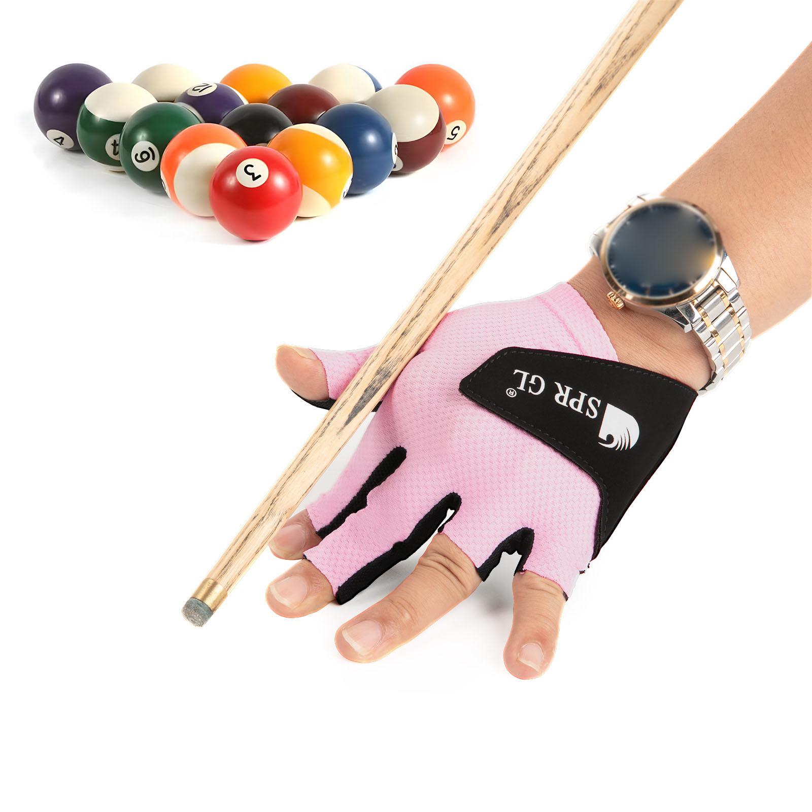 Baoblaze Billiard Glove Left Right Hand 5 Fingers Professional Pool Glove Billiard Accessories ราคา 422 บาท*ส่งฟรี