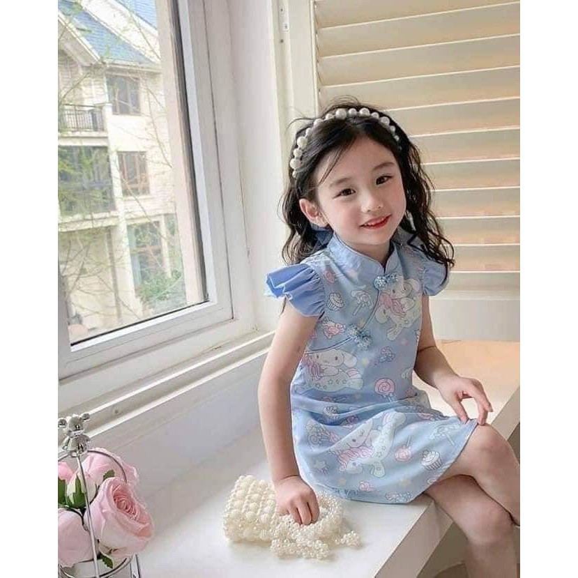 [AA parent-child] Daughter's Dress, Chinese Collar, Very Cute, Mom. No. 115