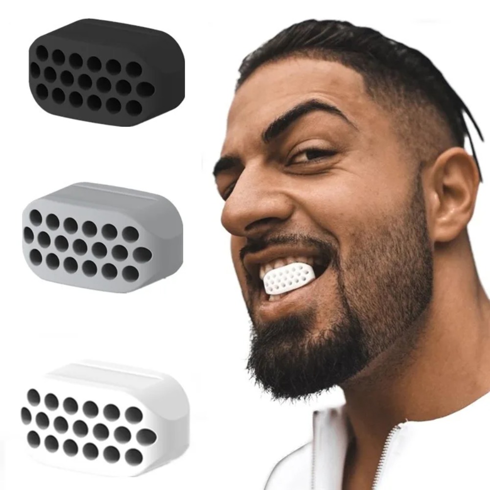 Dropshipping Facial Jaw Exerciser Gym Fitness Ball JawLine Muscle Training Double Chin Reducer Neck Face Slimming Mouth Jawliner ราคา 107 บาท*ส่งฟรี