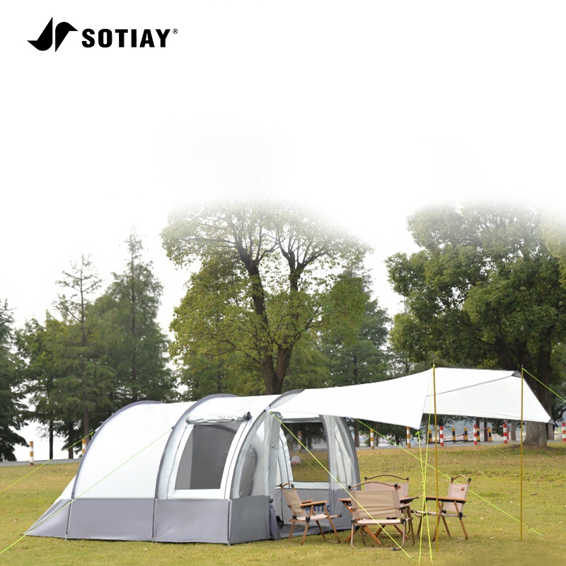 Sotiay Ready for Delivery ⚡️ Family Tent Outdoor Tents, Sleeping Tents, Automatic Tents, Suitable for 4-5 People. ราคา 3,669 บาท*ส่งฟรี