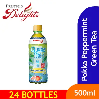 Pokka Peppermint Green Tea 500ml Carton Sales (24 bottles)