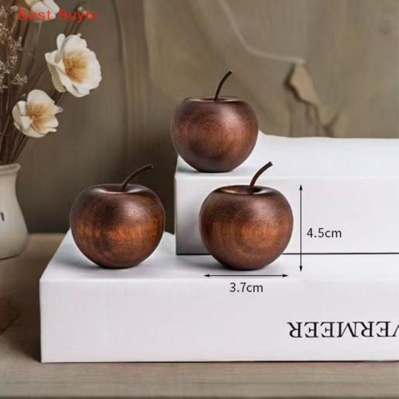 💖Best Buyle 1pcs của gỗ Apple hình tinh dầu khuếch tán hương thơm khuếch tán thích hợp cho nhà phòng tắm xe trang trí