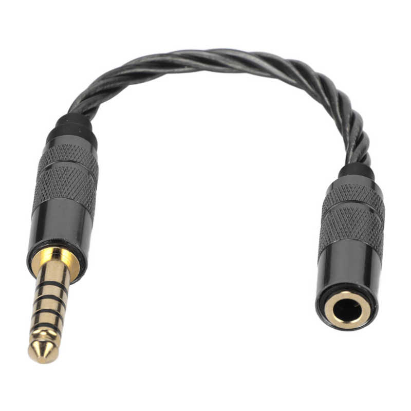 4.4Mm Cân Bằng Nam Để 3.5Mm Stereo Cáp chuyển đổi nữ mạ bạc lõi đồng Cho Sony NW-ZX507 DMP-Z1 NW-ZX3