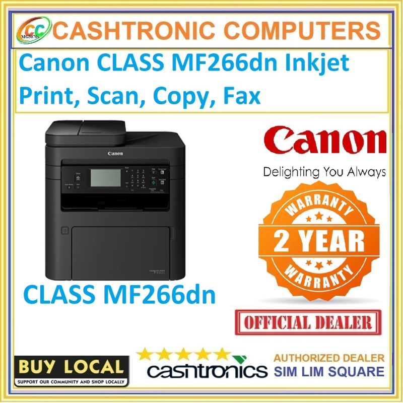 Canon CLASS MF266dn Print, Scan, Copy, Fax MONO LASER PRINTER - 2 Years Warranty Singapore