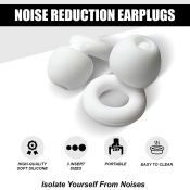 ZAU Silicone Earplugs for Swimming and Sleep Noise Reduction