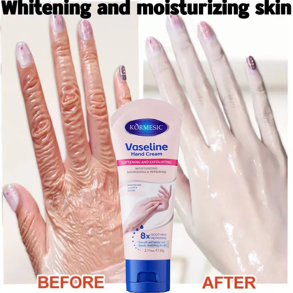 Kem Dưỡng Da Tay Vaseline Dưỡng Ẩm Chống Lão Hóa Và Làm Trắng Da 60g Giúp Chăm Sóc Làm Mềm Mịn Da Tay