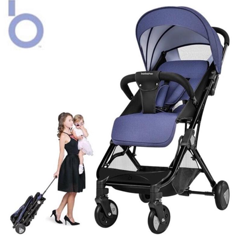 Foldable cabin one hand fold and pull lightweight Baby Stroller baobaohao Y1 mini portable plane travel size with new accessories Singapore