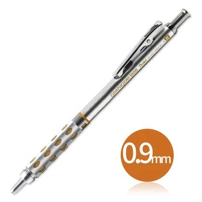 Pentel Drawing Mechanical pencils GraphGear 1000 Low Center of Gravity Telescopic Protective Tube Is Not Easy To Break Lead