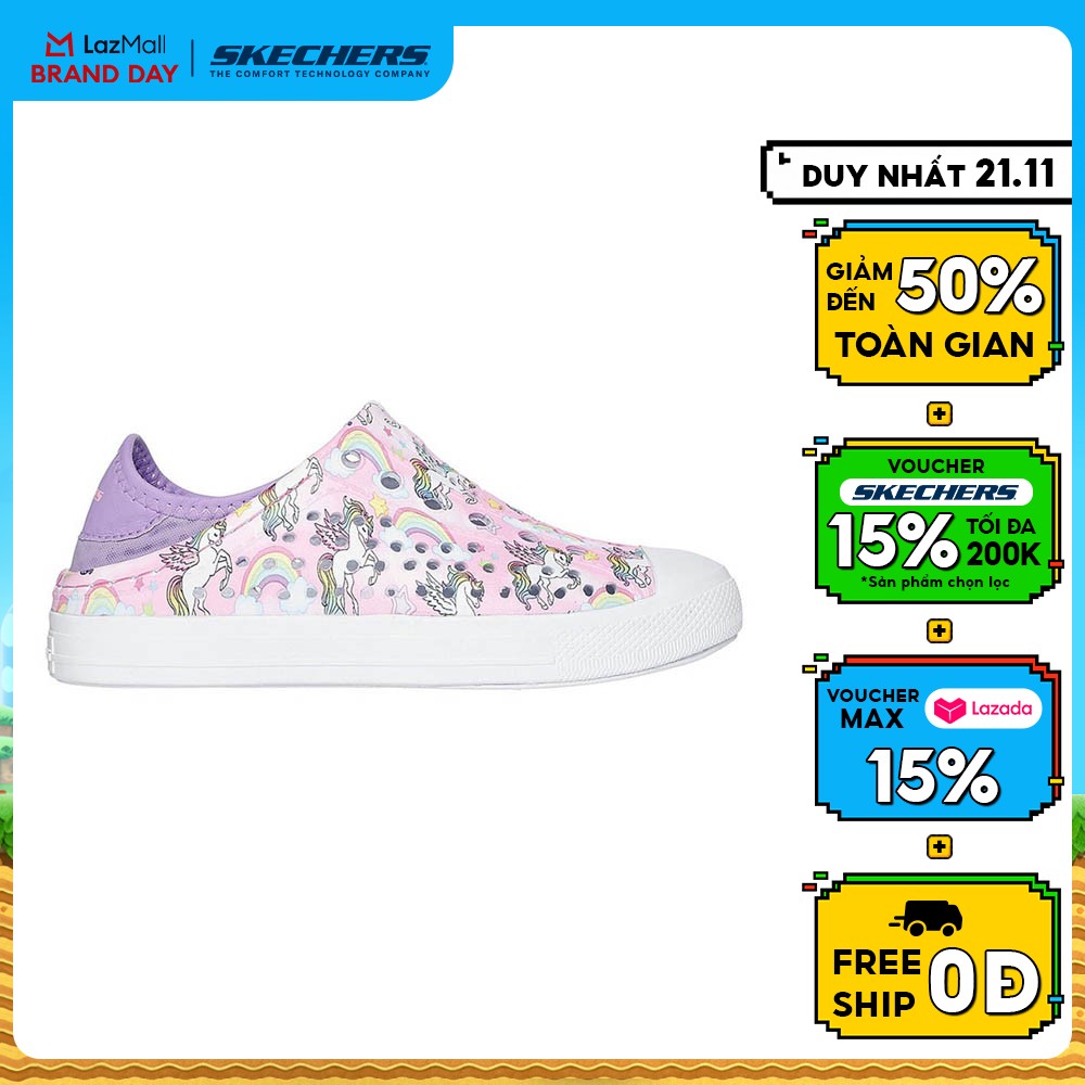 Giày Thể Thao Bé Gái Skechers Foamies Guzman Steps - 308054L-PKMT