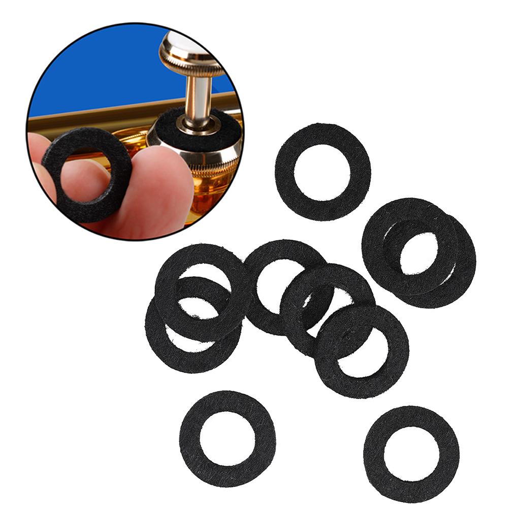 Ccgenius van Kèn Trumpet miếng nỉ trumpet miếng nỉ cảm thấy máy giặt Phụ kiện kèn Trumpet (10 cái)