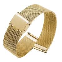 Ultra Slim Stainless Steel Mesh Strap Milanese Watch Band 12mm 14mm 16mm 18mm 20mm 22mm Quick Release Replace Bracelet Watchband