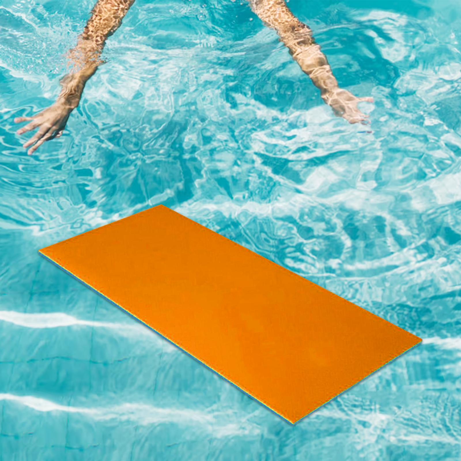 Water Floating Mat 2 Layers Water Recreation High Density XPE Mattress Floating Pad for Summer Pool River Beach Lake