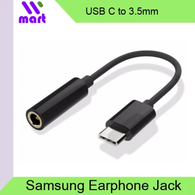 Samsung Adapter Type-C to 3.5MM Earphone Jack Adapter / Headphone USB-C Adapter (Black / White)