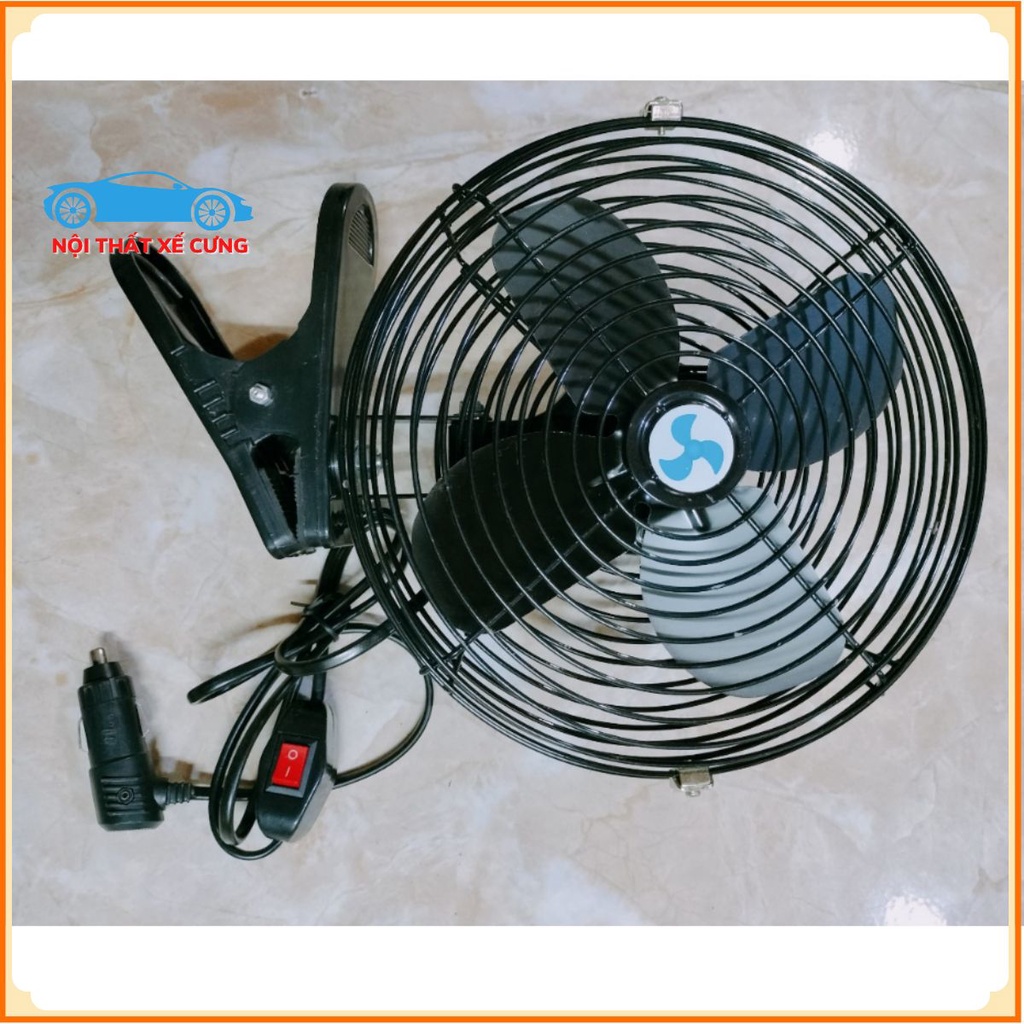 Quạt mini,Quạt lồng kẹp bằng sắt 24V,12V