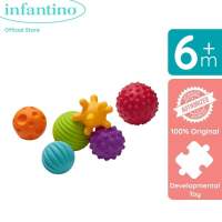 Infantino Textured Multi Ball Set | Sensory Developmental Toy | Color B | 6 months+ |  BPA-Free