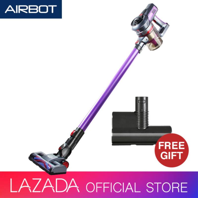 Airbot iRoom Fluffy Cordless 2in1 Handheld Vacuum Cleaner with Motorised Floor Brush Gift ( Purple ) Singapore