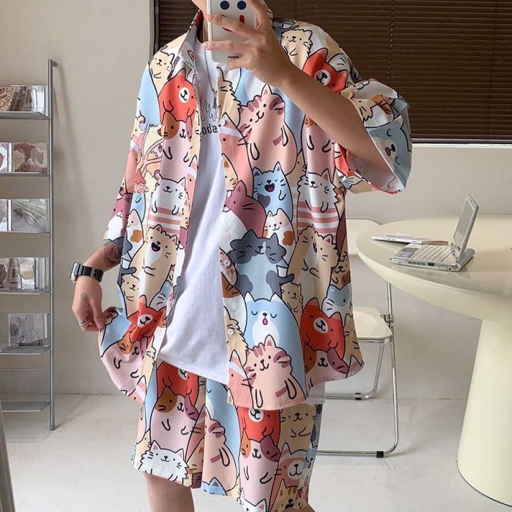 Quần áo đi biển nam áo ngắn quần short kiểu dáng thời trang năng động 🔥lzb014🔥