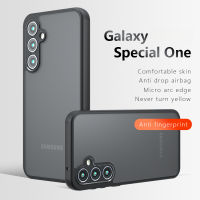 For Samsung Galaxy A06 A16 A17 A26 A36 A56 A55 A54 A34 A35 A24 A25 A15 A14 5G 4G S22 S23 S24 S25 S26 Ultra Plus FE Edge Phone Case Matte Skin Texture Transparent Anti Fingerprint Anti Yellowing Cover