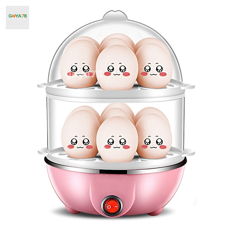 Máy Hấp Trứng Đa Năng Tự Động Ngắt Điện Gia Dụng Máy Chiên Trứng Luộc Nhỏ Bán Buôn Máy Làm Sữa Trứng