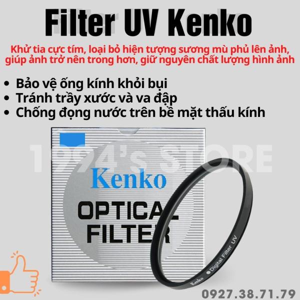 (CÓ SẴN) Filter Kenko UV cho lens máy ảnh giá rẻ 39mm 40.5mm 43mm 46mm 49mm 52mm 55mm 58mm 62mm 67mm 72mm 77mm 82mm
