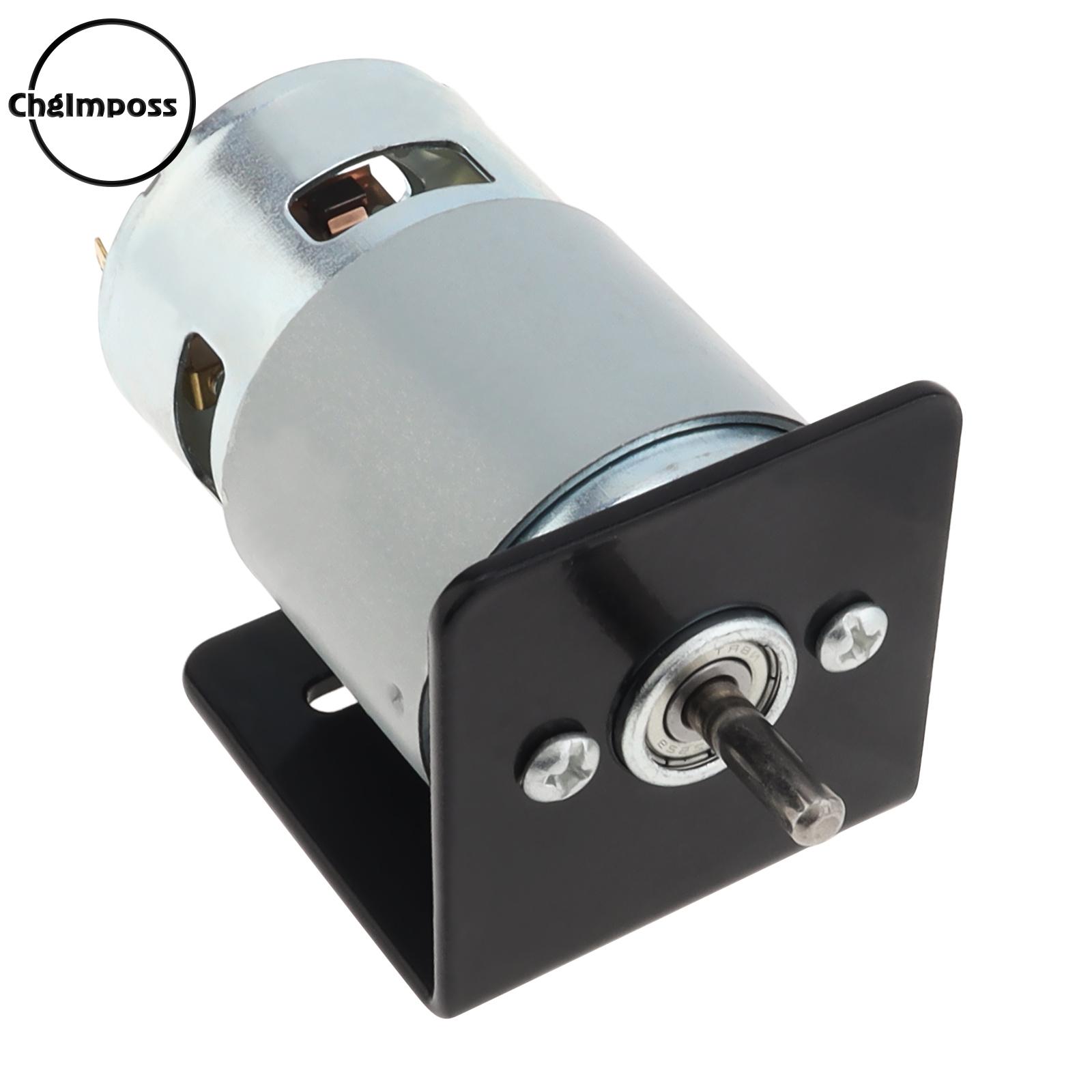 ChgImposs 775 DC Motor 12V-24V 6000-12000RPM Double Ball Bearing High Torque Large Power Low Noise Electric Motor with Bracket for Electrical Tools / Table Saw / Mini Angle Grinder ราคา 228 บาท*ส่งฟรี