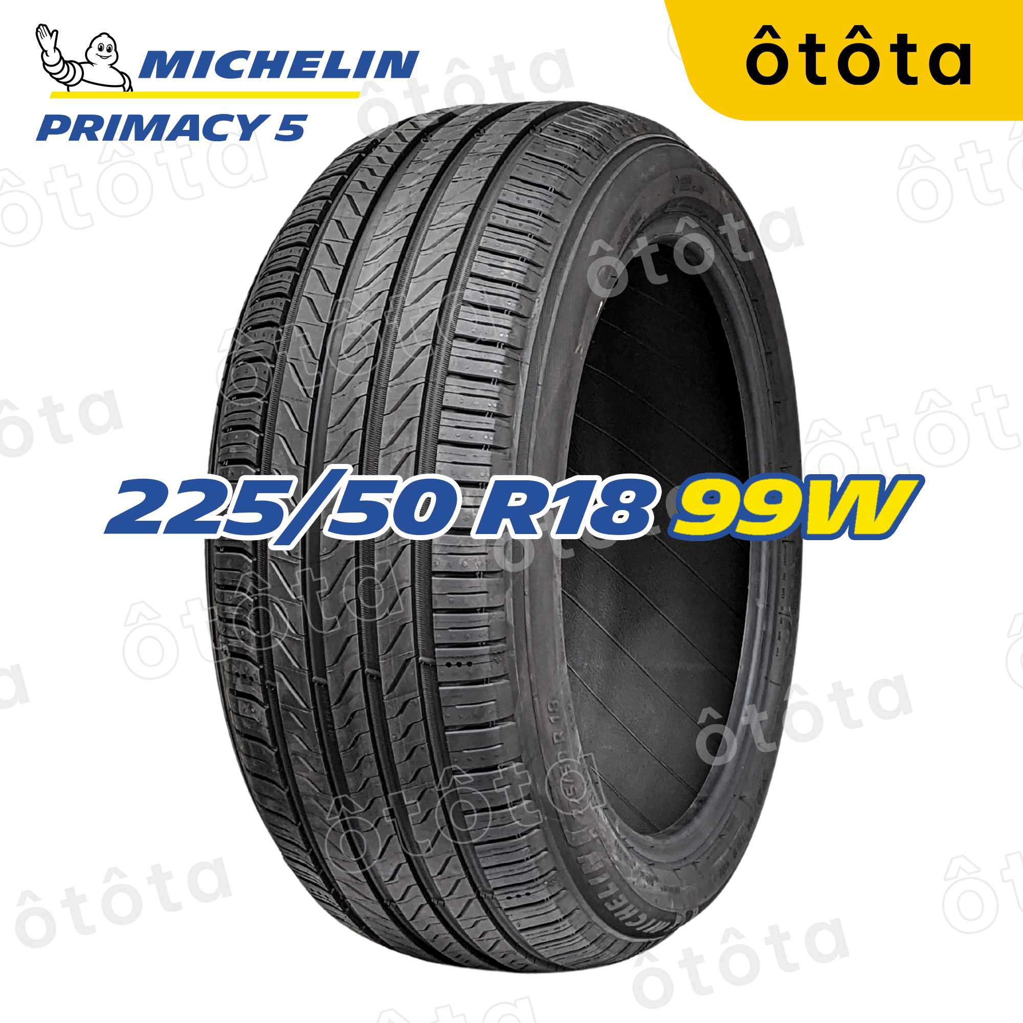 Lốp ô tô Michelin 225/50 R18 99W Primacy 5 Chính hãng BH 6 năm (225/50R18, 225 50 R18) Giá 6,262,100 Đồng*Miễn phí vận chuyển