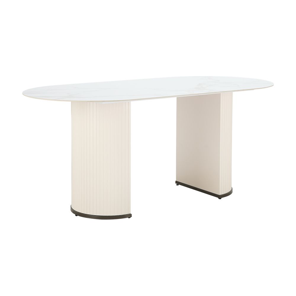 INDEX LIVING MALL MILLA Dining table 180 cm. - White ราคา 16,850 บาท*ส่งฟรี