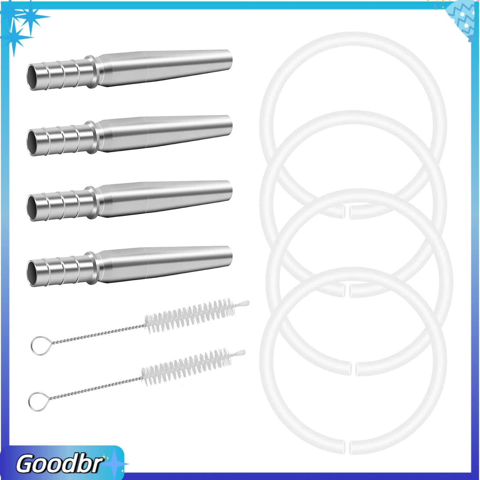 Goodbro Maple Syrup spiles Maple khai thác Kit thép không gỉ cao cấp Maple Syrup khai thác Kit Bộ hoàn chỉnh cho người mới bắt đầu và ưu bao gồm ống bàn chải và spiles Maple Syrup làm nguồn cung cấp