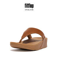 FitFlop LULU Womens Leather Toe-Post Sandals - Light Tan (I88-592)