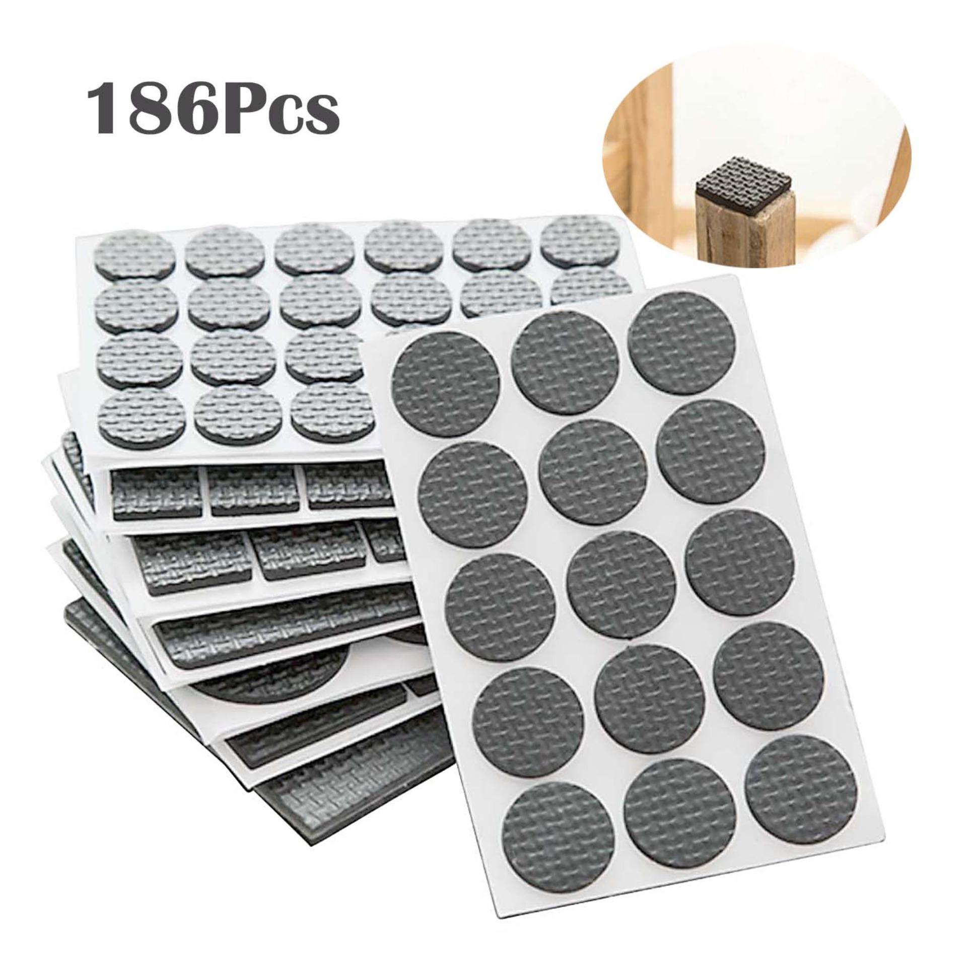 In Stock Vococal 186pcs Furniture Felt Pad Environmental Friendly Pp Self Adhesive Non Slip Floor Scratch Protector Mat For Table Chair Phone Cabinet