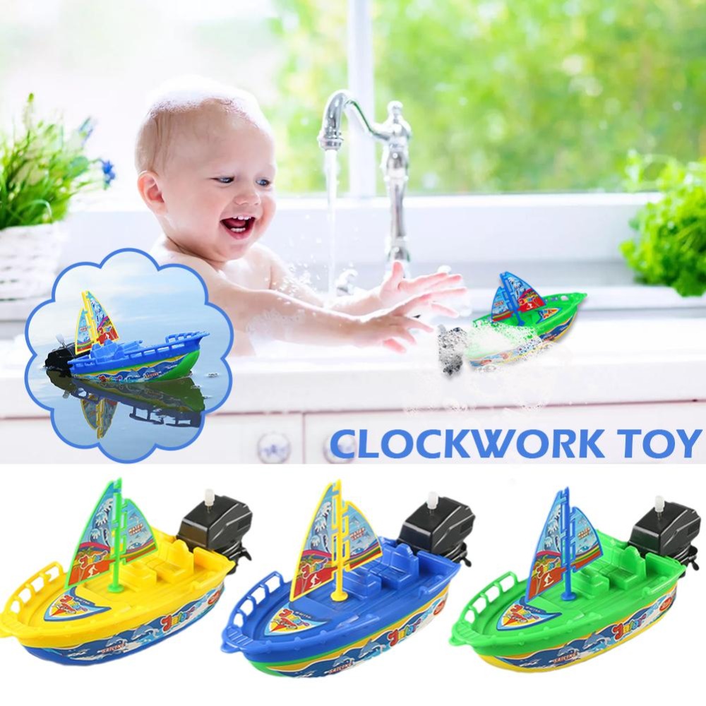 UNDERGRUOUND DISTILL65UN5 Ship Shower Bath Toy Float in Water Motorboat