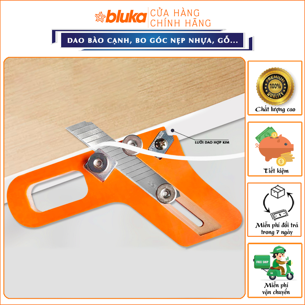 Dụng cụ bào cạnh, bo góc nẹp nhựa, gỗ... +