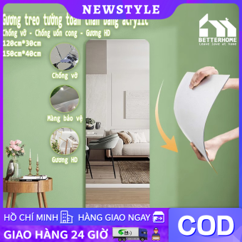 Gương soi toàn thân Gương trang điểm phòng tắm tự dán gắn tường Chống biến dạng chống vỡ