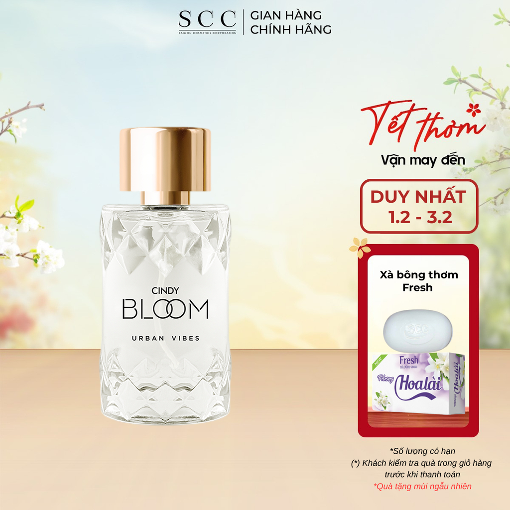 Nước Hoa Nữ Cindy Bloom Urban Vibes Hương Tự Tin Cuốn Hút 30ml Chính Hãng